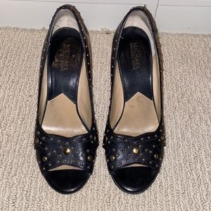 Michael Kors Black Heels shoes